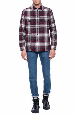 Asymmetrical checked shirt, zdjęcie 2 Asymmetrical checked shirt od Gucci